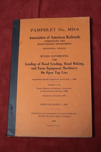 American Railroads, Verladung von Straßensortierung, Straßenbau... - 1952 - Bild 1 von 4