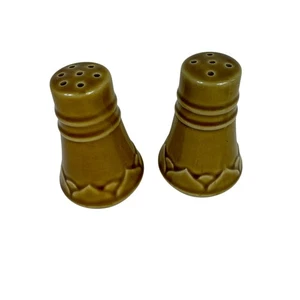 Vintage Mid Century Braun Karamell Salz & Pfefferstreuer Set Hergestellt in Japan - Bild 1 von 3