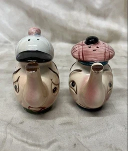 Tetera antropomórfica de colección para hombres sal pimienta agitador béisbol golfista kitsch - Imagen 1 de 8