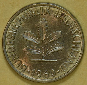 Germany 1969 5 Pfennig 292572 combine shipping - Picture 1 of 2