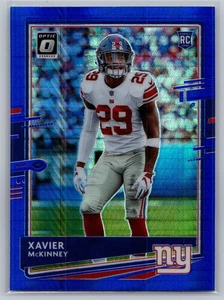 2020 Donruss Optic #121 Xavier McKinney Blue Hyper - Picture 1 of 2