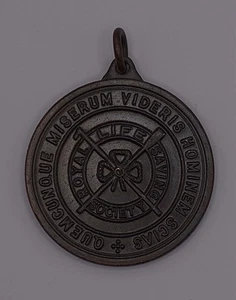 1949 British Royal Life Saving Bronze Medallion - Engraved Medal - Picture 1 of 2