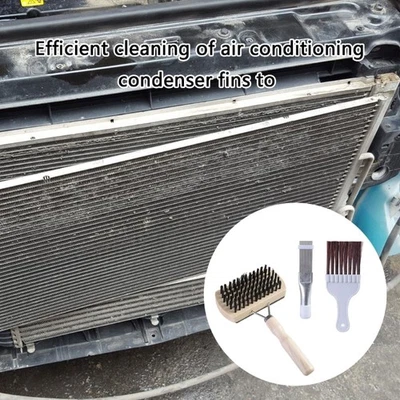 3pcs Fin Comb Set Cleaning Brushes for Easy Evaporator & Radiator Cleaning - Image 1 of 4