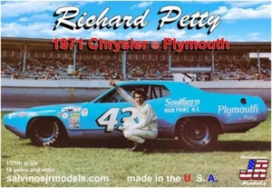 Modelos Salvinos JR-1/25 Richard Petty 1971 Chrysler/Plymouth Road R-SJMRPCP1971D - Imagen 1 de 1