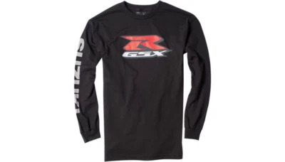 Новый заводской EFFEX Suzuki GSX-R длинным рукавом футболка черный - M/L/XL/XXL-мотоцикл - Изображение 1 из 2