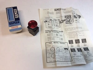 New Gemco 404PP3311 PP1 HD Red Pushbutton Momentary Switch / Push Pull E Stop - Picture 1 of 5