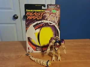 Hasbro Transformers Beast Wars Transmetals Dinobot Complete 1998 W/ Backer - Picture 1 of 2
