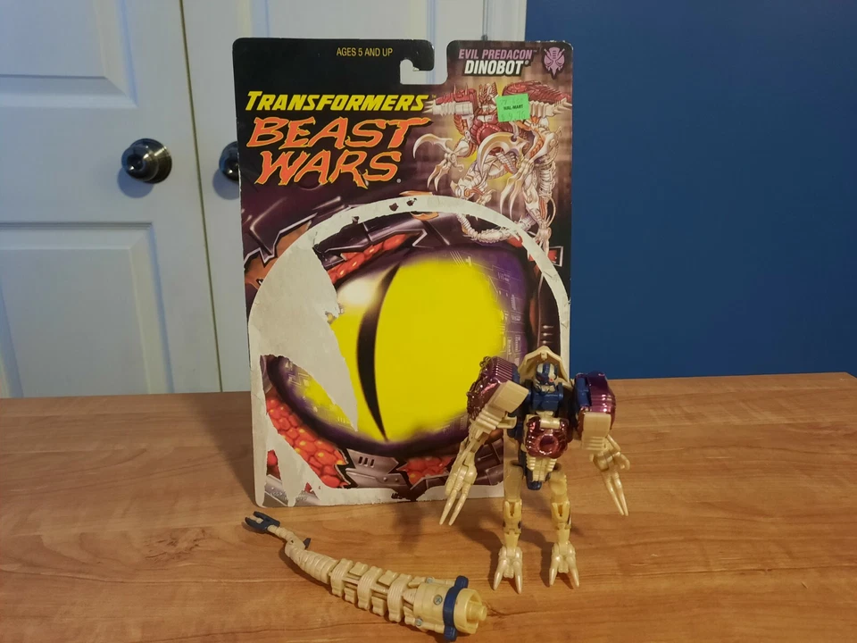 Hasbro Transformers Beast Wars Transmetals Dinobot Completo 1998 con respaldo Foto 1 de 2