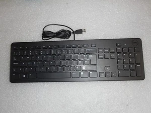 Dell French Canadian Black USB Slim Keyboard KB113P - 6W54G - Picture 1 of 2