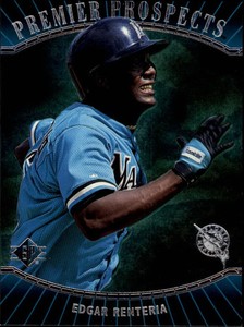 1996 SP Baseball Card #9 Edgar Renteria FOIL
