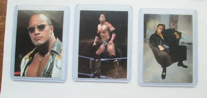 LL WRESTLING WWF THE ROCK 2000 COMIC IMAGES COMPLETE PROMO CARD SET P1 - P3 - Picture 1 of 19