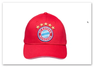 FC Bayern München Cap Baseballcap Logo rot Gr. für Erwachsene 2024 NEU - Bild 1 von 4