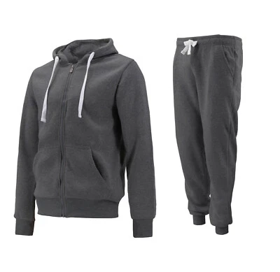 Conjunto de traje de pista informal de gimnasio para correr pantalones suéter de lana atléticos para hombre Foto 1 de 2