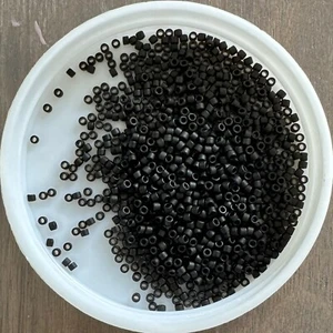 11/0 MIYUKI Japanese Seed Beads, Delica, Matt Black (DB310) (DB0310), 5g - Picture 1 of 1