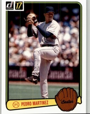 2017 Donruss Pedro Martinez Retro Variations 1983 #RV-42 Boston Red Sox - Image 1 of 2