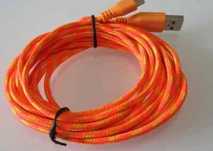 Long 3M Fort Tressé Chargement USB Câble pour IPHONE 14 13 12 Se XR Chargeur - Photo 1 sur 1