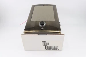 M&S D3BN INTERCOM DOOR/WALL SPEAKER STATION WITH BELL BUTTON, ANTIQUE BRASS - Picture 1 of 6