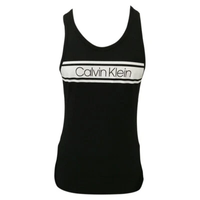 MSRP $51.99 NWT CALVIN KLEIN MENS BLACK SLEEPWEAR SLEEVELESS TANK TOP SIZE S M L - Image 1 of 4