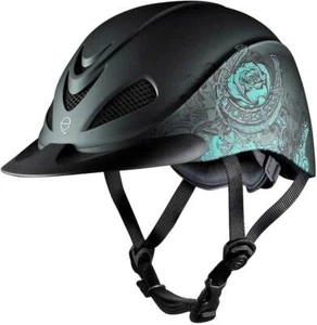 CASCO DE MONTAR A CABALLO TROXEL REBEL ROSA TURQUESA M PERFIL BAJO SureFit Pro - Imagen 1 de 5