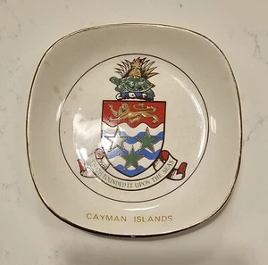 Caymon Coat Of Arms Dresser Coin Dish With Crests & Emblems  - Picture 1 of 3