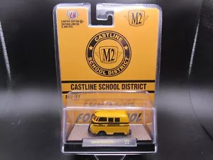M2 MACHINES 1960 VW DELIVERY VAN SCHOOL BUS VOLKSWAGEN DELIVERY VAN MINOR ISSUES - Picture 1 of 22