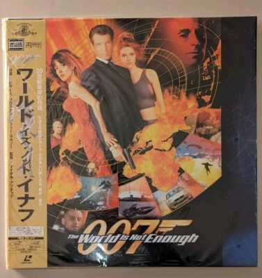 Laserdisc James Bond 007 The World is not Enough JAPAN PILF-2842 w/obi in shrink - Image 1 of 4
