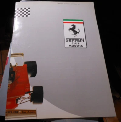 CATALOGO BROCHURE DEPLIANT  FERRARI CLUB MODENA ANNO 1 N.0 - SETTEMBRE 1991 - Immagine 1 di 2