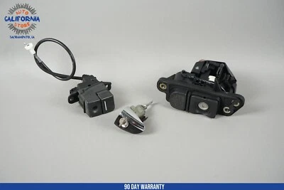 00-06 Mercedes W215 CL500 tapa maletero bloqueo pestillo manija con kit de bloqueo guantera OEM Foto 1 de 4