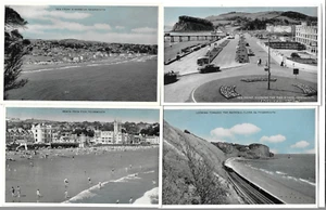 DEVON - TEIGNMOUTH, PUERTO, MUELLE, FRENTE AL MAR Cuatro postales Dennis Photoblue - Imagen 1 de 1