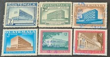 STAMPS GUATEMALA 1964 NEW BUILDINGS MINT & USED - #4937
