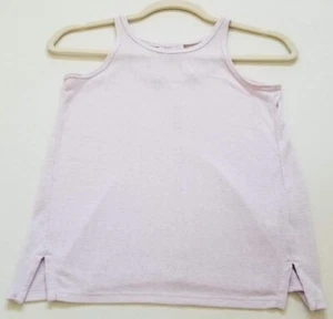 Athleta Tank Top Girls Medium Light Purple Sleeveless Crewneck Racerback Stretch - Picture 1 of 10