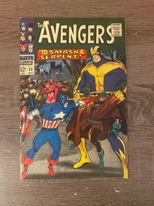 THE AVENGERS #33 OKTOBER 1966 MARVEL COMICS CAPTIAN AMERICA HAWKEYE STAN LEE Anzeige - Bild 1 von 15