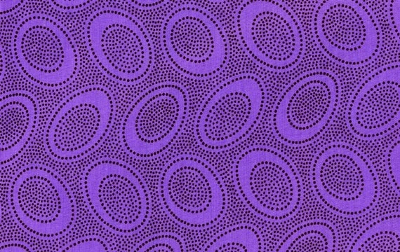 KAFFE FASSETT ABORIGINAL DOT PERIWINKLE GP71      20 IN x WOF   original issue - Image 1 of 1