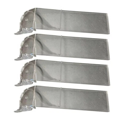 180 degrees Angled Swivel Slatwall Mounted Acrylic Swivel Shoe Display PACK4 - Image 1 of 4