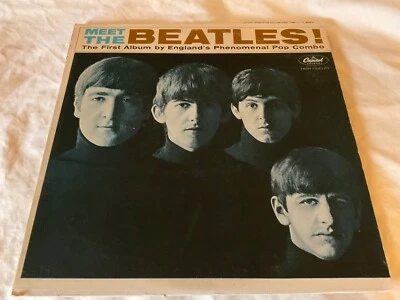 MEET THE BEATLES-Mint with Blue Inner Sleeve, ORIGINAL OWNER Foto 1 de 4