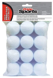 Practice Golf Balls Hollow 12 Count - Picture 1 of 8