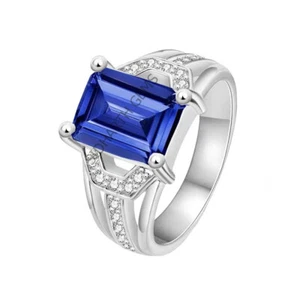 Blue Sapphire Neelam 2.00 Carat unheated Gemstone Lab Certified Adjustable Ring - Picture 1 of 4