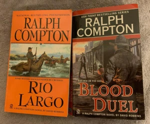 Rio Largo & Blood Duel, 2 Ralph Compton / David Robbins pb Western Novels - Bild 1 von 1