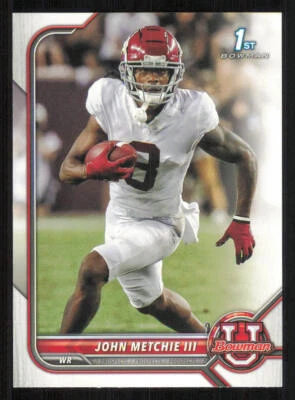 2022 Bowman University #47 John Metchie III - Image 1 of 2