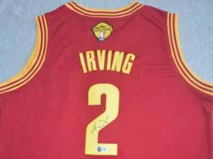 Kyrie Irving Autographed Signed Jersey Beckett COA Cleveland Cavaliers Cavs NBA - Picture 1 of 7