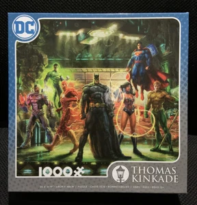 ROMPECABEZAS DC COMICS THOMAS KINKADE 1000 PIEZAS LAS LIGAS DE LA JUSTICIA - Imagen 1 de 2