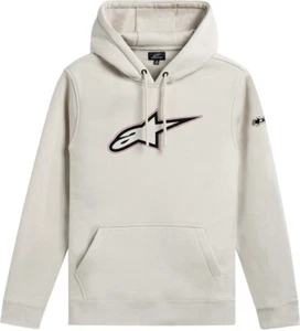 ALPINESTARS INSIGNIA POLAR SUDADERA CON CAPUCHA BLANCO ROTO SUÉTER ADULTO MX SUDADERA CON CAPUCHA NUEVO INFORMAL - Imagen 1 de 1