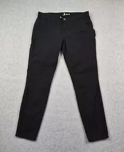 Carhartt Crawford Hose Damen 12 schwarz Mid Rise Slim Fit Workwear Carpenter - Bild 1 von 18