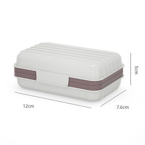 Self Draining Bar Soap Holder Case Soap Holder Box Travel Soap Container Dishes