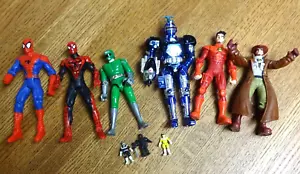 vintage 1990's Action Figures- Marvel Spiderman, Burger King & Bandai Mettalic - Picture 1 of 5
