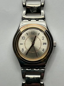 Orologio SWATCH Irony Medium CARESSE D'ÉTÉ (LYLS458)-Data-Rarità-Caresse d'ete - Picture 1 of 9