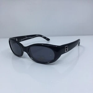 New Vintage Fendi FS 197 Sunglasses Mod. FS197 C. Black Zebra Made Italy 52-19mm - Picture 1 of 12