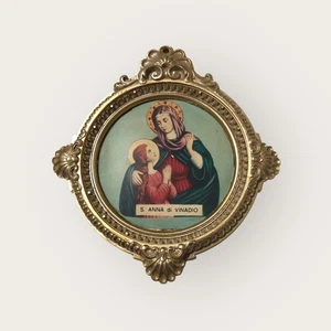 Anni 50 Quadro Votivo Sant’ Anna di Vinadio (Santuario Cuneo) Stampa Fotografica - Foto 1 di 16