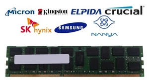 Lot of 5 8 GB DDR3L-1600 PC3L-12800R 2Rx4 DDR3L SDRAM Server Memory - Picture 1 of 6