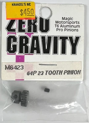 Trinity Zero Gravity M6423 T6 Aluminum Pro G4P 23 Tooth Pinion New - Image 1 of 2